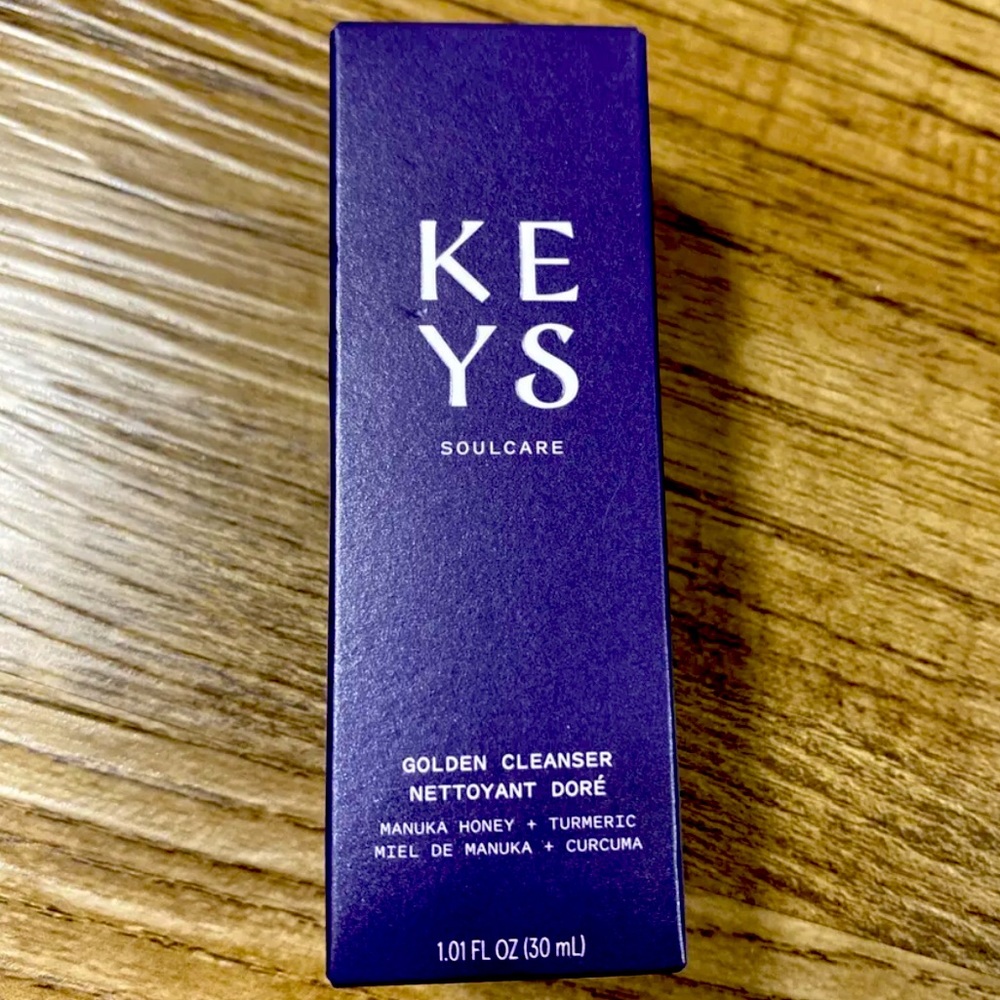 KEYS Soulcare Golden Cleanser Manuka Honey Turmeric Travel Size 30 mL / 1.01oz.